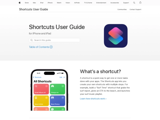 shortcutsguide screenshot