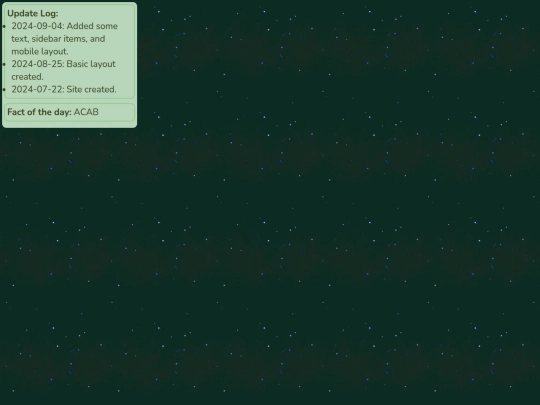 test screenshot