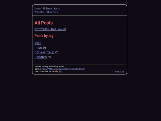info/all_posts screenshot