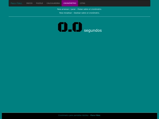 appFinal-PacoFdez/cronometro screenshot