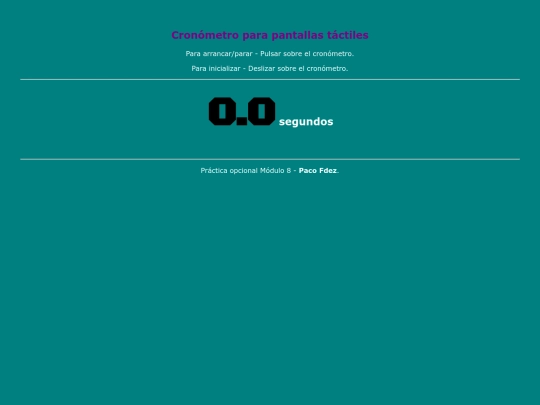 cronomento-PacoFdez screenshot