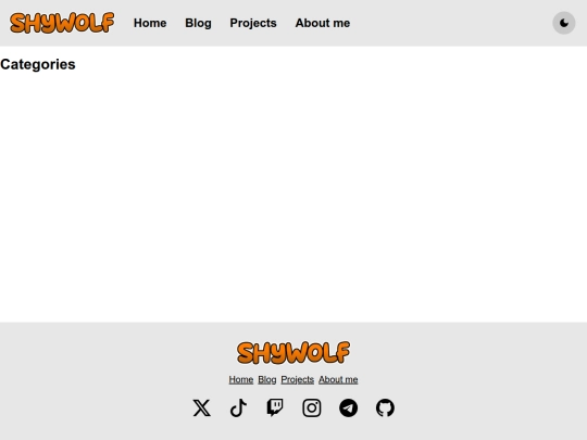 categories screenshot