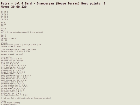 charactersheet screenshot