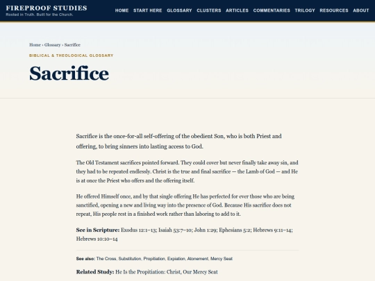 glossary/sacrifice screenshot