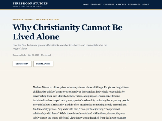why-christianity-cannot-be-lived-alone screenshot