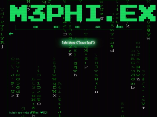 oc lore/taf screenshot