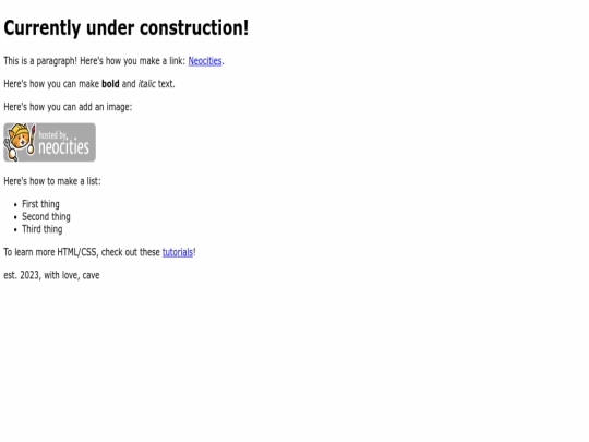 index screenshot