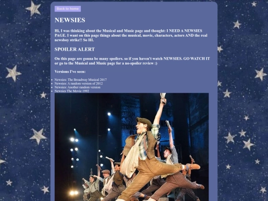 NEWSIES screenshot