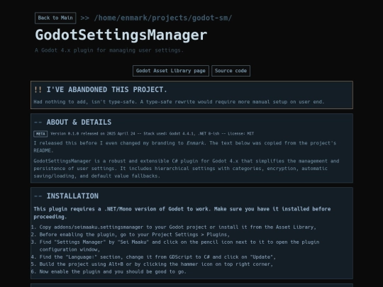 projects/godot-sm screenshot