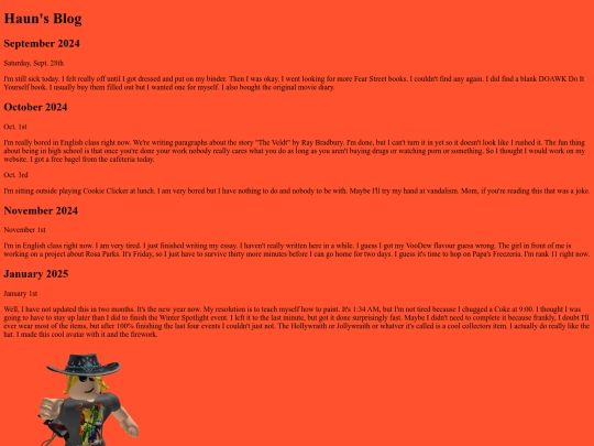 blog screenshot