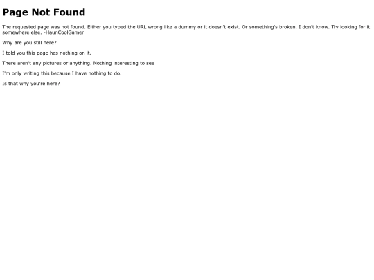 not_found screenshot