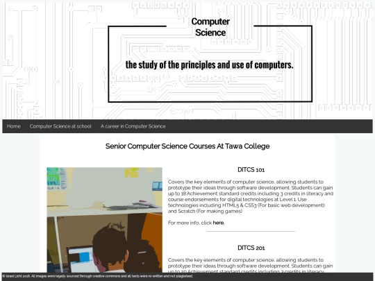 courses screenshot