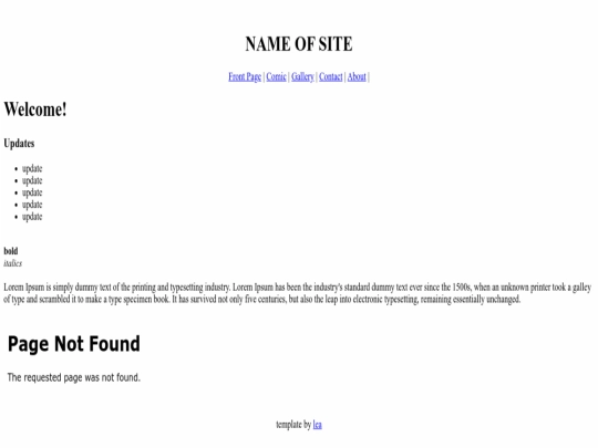 index screenshot