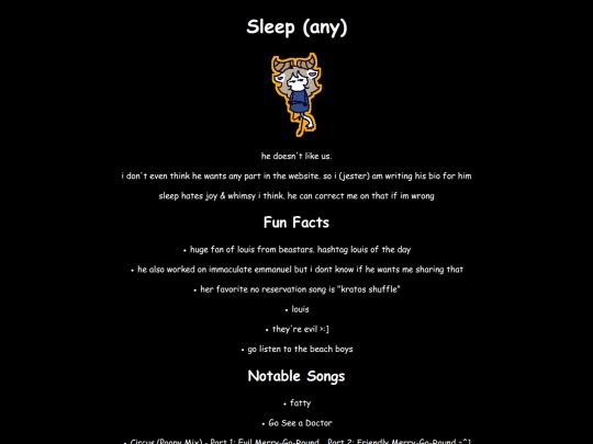 sleep screenshot