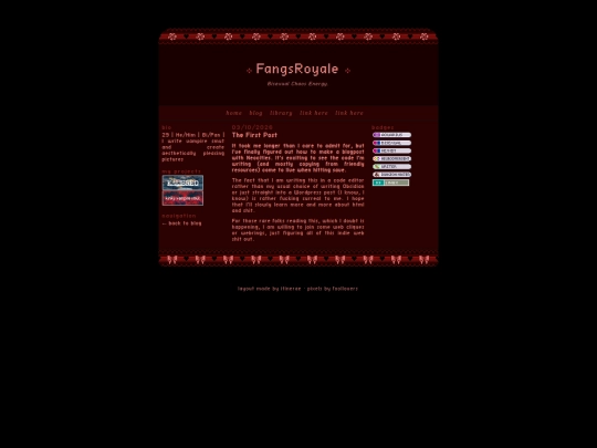 blog/the-first-post screenshot