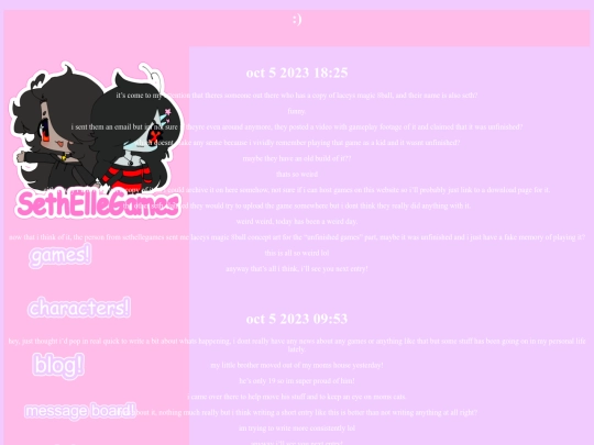 blog screenshot