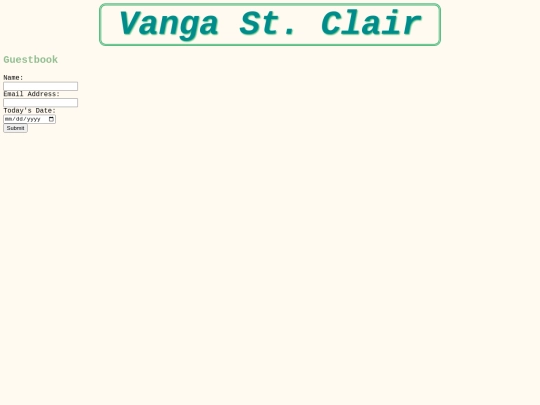 guestbook screenshot