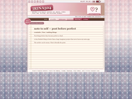 awaeirueffesdf/diary-note-to-self screenshot