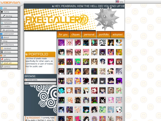 en/art/pixel/portfolio screenshot
