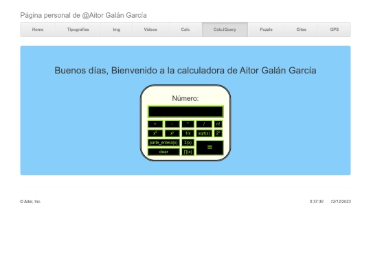 CORE/MOOC/Entrega6/calculadorajQuery screenshot