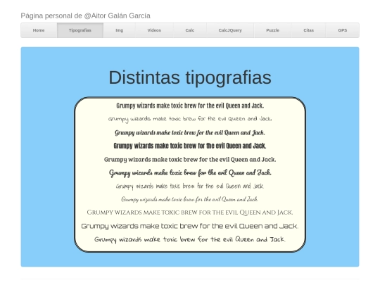 CORE/MOOC/Entrega6/tipografias screenshot