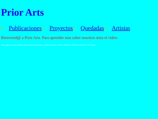 PRIOR+ARTS/inicio_sin_regsitro screenshot