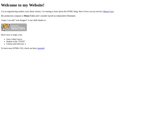 index screenshot