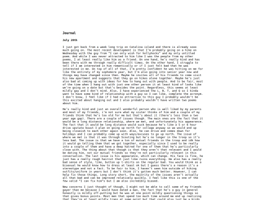 Journal screenshot