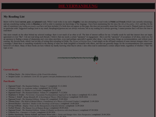reading-list screenshot