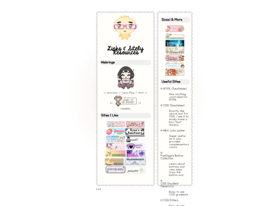 links screenshot