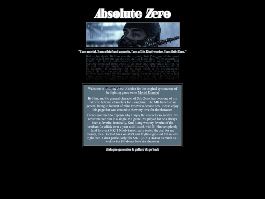 shrines/absolutezero screenshot