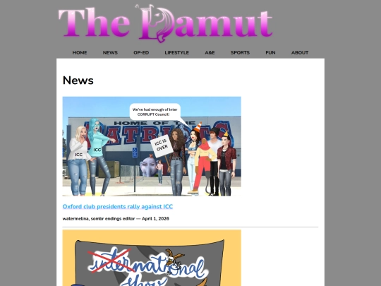 newsPage screenshot