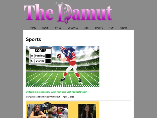 sportsPage screenshot