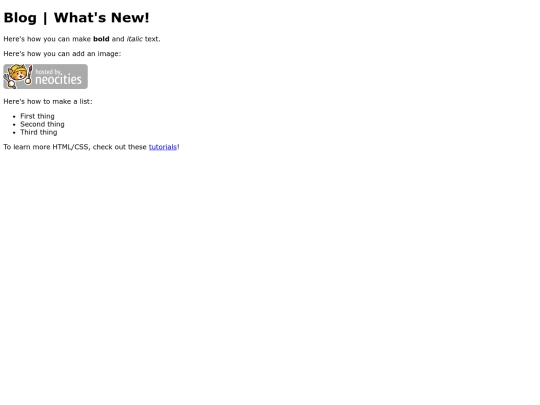 blog screenshot