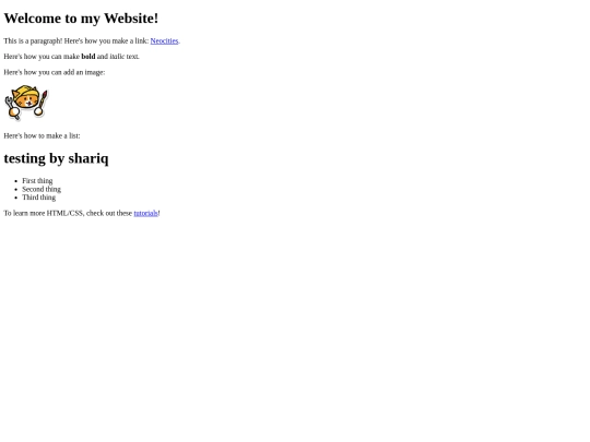 index screenshot
