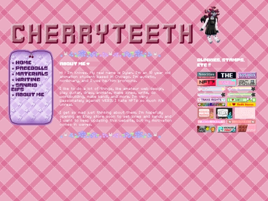 aboutme screenshot