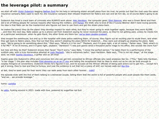 carlotta/summary screenshot