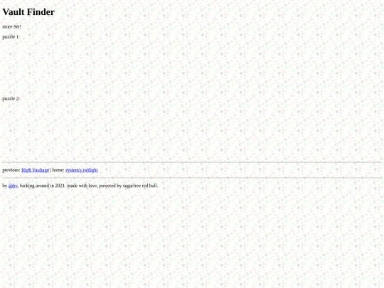 systemstwilight/lowervault3 screenshot