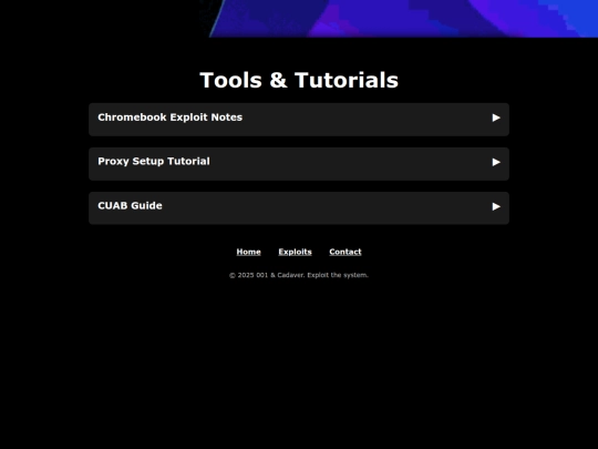 tools screenshot