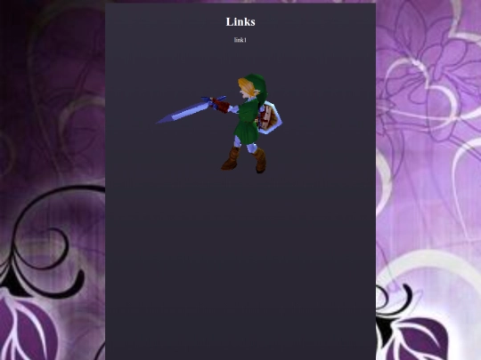 Links screenshot