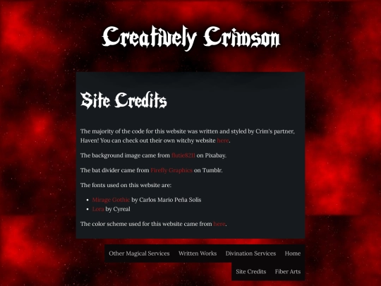credit screenshot