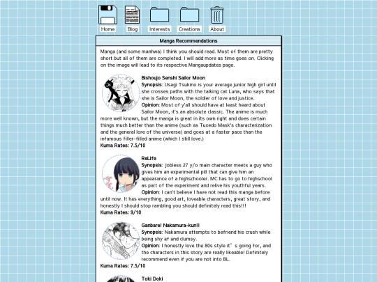 interests/manga screenshot