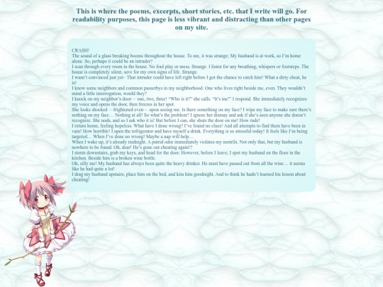 writing screenshot