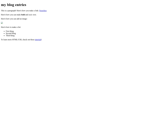 blog screenshot