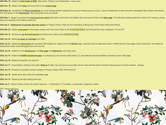 updates screenshot