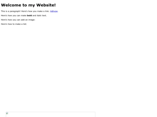 index screenshot