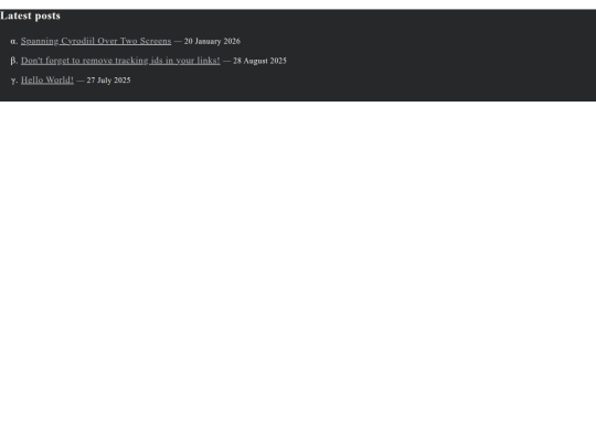 iframe/content/latestposts screenshot