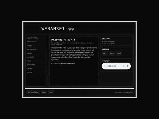 index screenshot