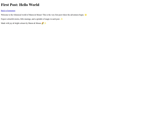 posts/first-post screenshot