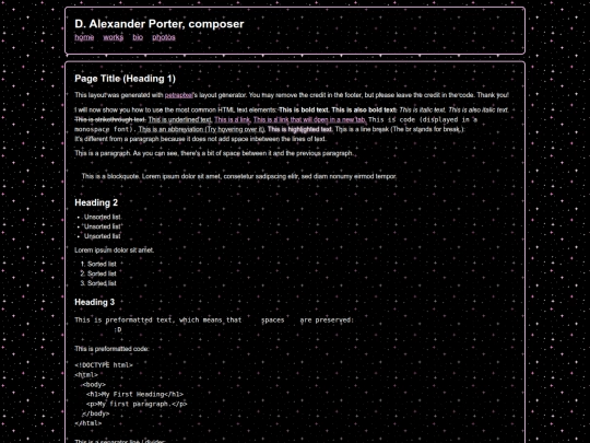 index screenshot